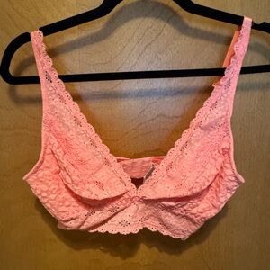 Wacoal Pink Lace Bra with Adjustable Straps - Size 36